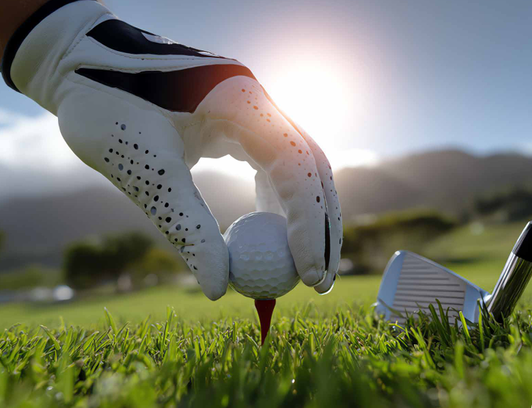 Golf Ball on Tee at PGA West