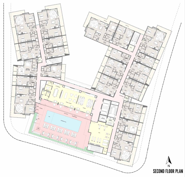 SARAI Residences Second Floor Plan